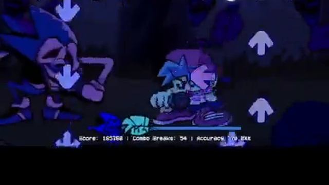 немного прошел мод Sonic .exe Cancelled 3.0