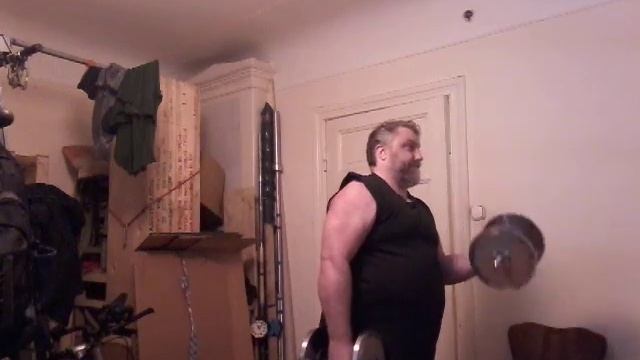 Бицепс с гантелями 74серия 4подход 2x18,5кг 4р,Biceps ar hantelēm 7 смотреть онлайн