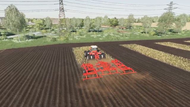 Новый дискатор в поле /Работа на мойке картофеля/Карта смотреть онлайн