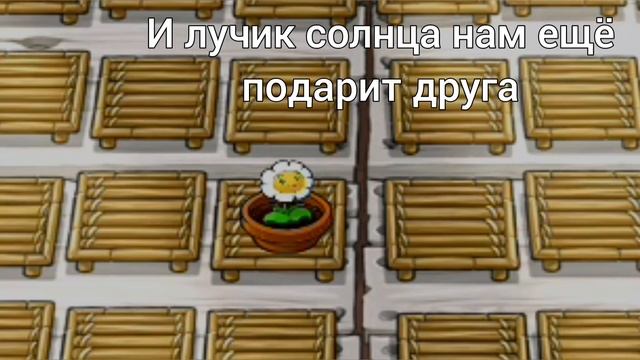 За тобой цветы но это растения против зомби
