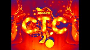 Заставки Часы с эффектами №6 (+ 2 бонуса). Screensavers Clock with ef