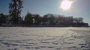 м.Рівне. На електровелосипеді по замерзлому озеру. Ред