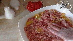 Мясо по-французски из фарша с картошкой,просто,но оооо