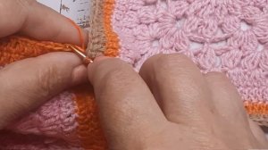 Бабушкин квадрат.
Как я сшиваю квадраты.