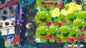 СТРУЧКОВАЯ ФАСОЛЬ VS ЗОМБОССА В PLANTS VS ZOMBIE 2