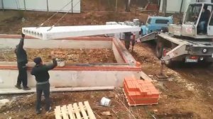 Работа автокрана КС3575А (ЗИЛ 133ГЯ)