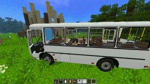 МОД на ПАЗ 3205 для МАЙНКРАФТ ПЕ 1.21