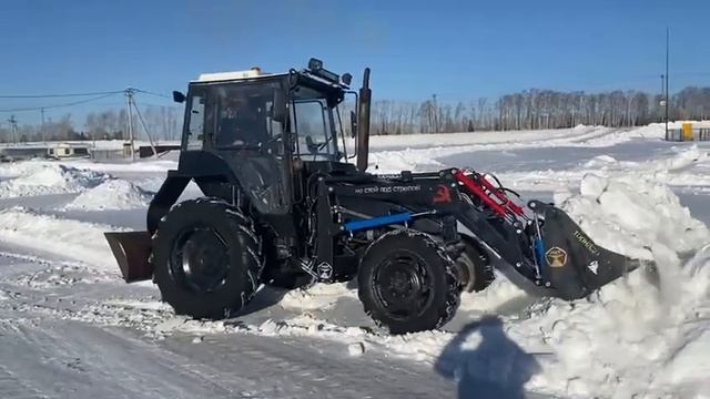 работа трактора втз 2048 с куном ТОРНАДО 500.. смотреть онлайн