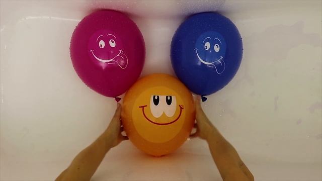 Изучаем цвета Лопаем воздушные шарики с водой смотреть онлайн