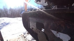 Натяжение гусянки мини-экскаватора