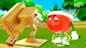 Помидор Доппи - Тенис. Мультик для детей.