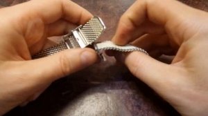 Браслет для часов миланское плетение ширина 20 мм.,толщ