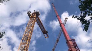 КАК КРАН ПОЯВЛЯЕТСЯ НА СТРОЙКЕ. Монтаж башенного кран?