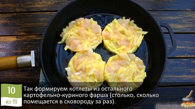 Их можно приготовить и так. КУРИНЫЕ КОТЛЕТЫ С КАРТОФЕЛ смотреть онлайн