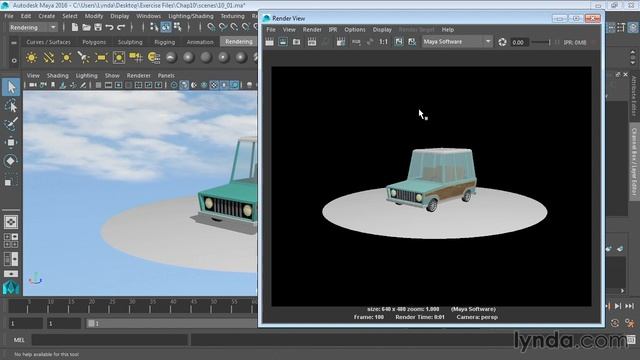 11 01 Обзор рендеринга в Maya (rendering) смотреть онлайн