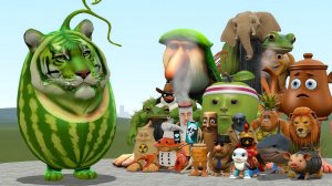 АРБУЗ ТИГРИЛИНИ ПРОТИВ ВСЕХ ИТАЛЬЯНСКИХ МЕМОВ В ГАРРИС МОДЕ