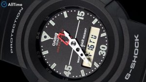 Обзор часов Casio G-SHOCK AW-500E-1E с хронографом. Японские нару