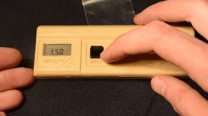 dozymetr Master 1 (kremowy) - a pocket Soviet dosimeter Мастер-1