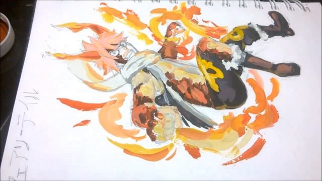 Speedpaint- Natsu Dragneel /Нацу Драгнил - Рисую в скетчбуке смотреть онлайн