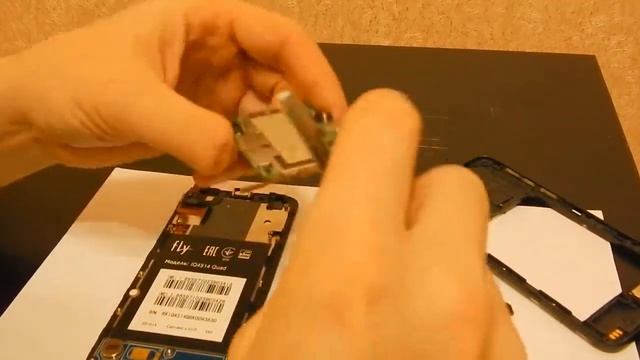 Как поменять датчик света приближения Оптический Fly IQ4
