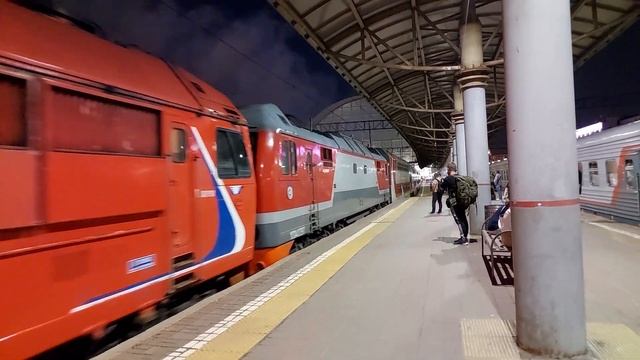 Вишня! Эксклюзив! Отправление ТЭП70БС-053 и ЭП2К-239 с поез? смотреть онлайн