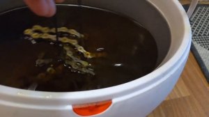 Смазка, варка велосипедной цепи парафин, смесь maxwax.