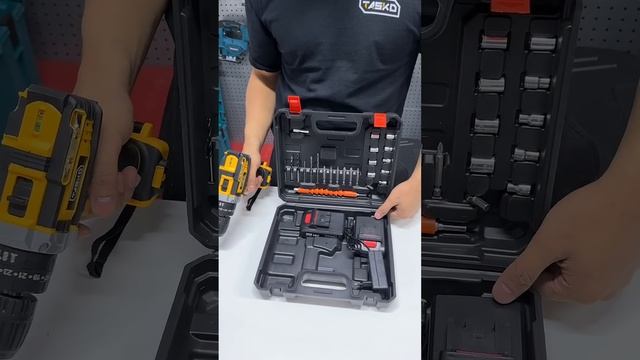 Обзор на шуруповерт щеточный TASKO модель TSK-48DW смотреть онлайн