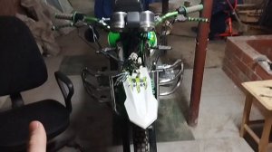 ПОСТАВИЛ ЛЕД ФАРУ на МОПЕД АЛЬФА!?