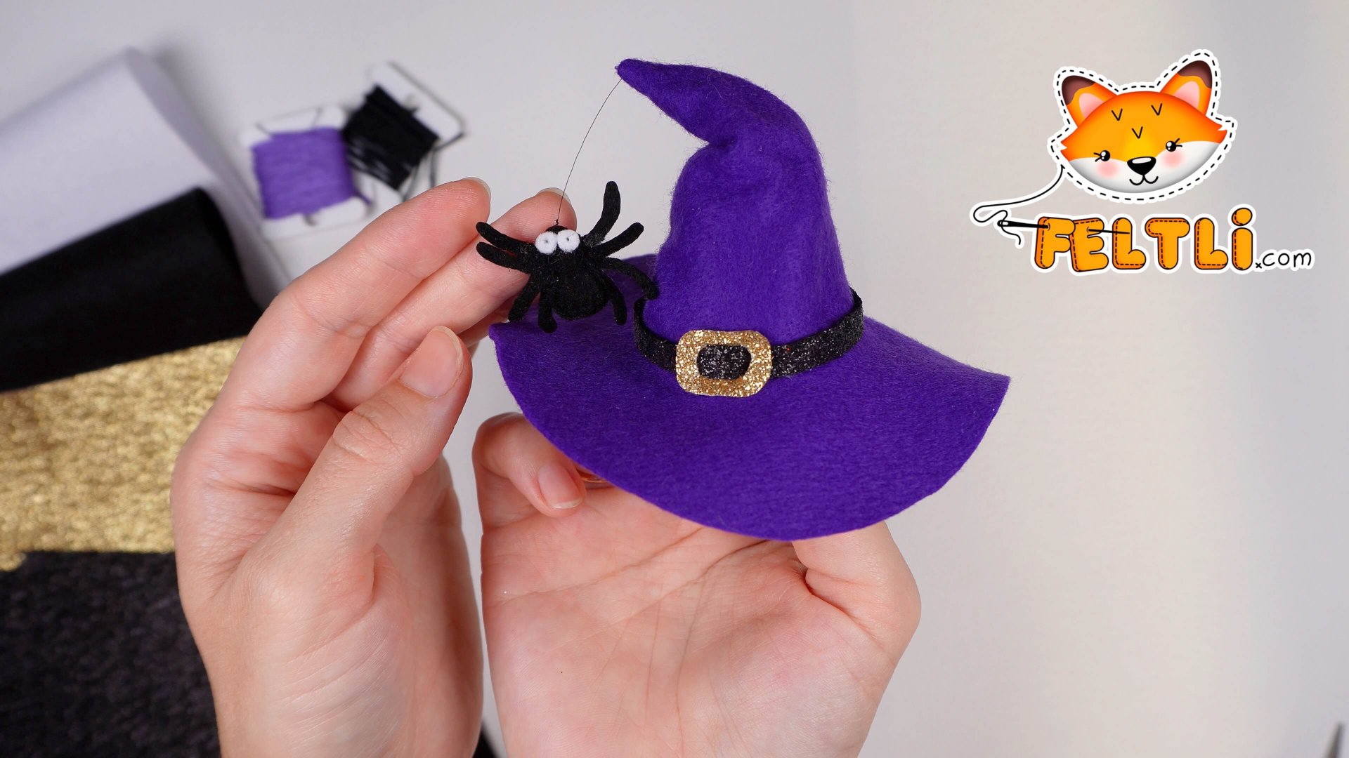 Колпак ведьмы своими руками / Шляпка ведьмы из фетра на Хэллоуин / DIY Withc Hat for Helloween смотреть онлайн