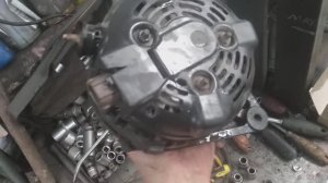 Лексус рх 330. Съем генератора.