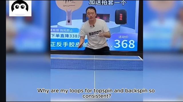 Угол ракетки при ударах по мячам с разным вращением - р смотреть онлайн