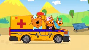 ТРИ КОТА. ПРИВИВКИ. ИГРАЕМ В ДОКТОРА