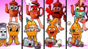 Sprunki Тунг Тунг Тунг Сахур & Garaman Madudungdung Итальянский Brainrot Все Фазы!