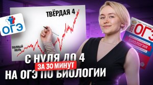 Биология С НУЛЯ до 4 | Биология ОГЭ | Умскул