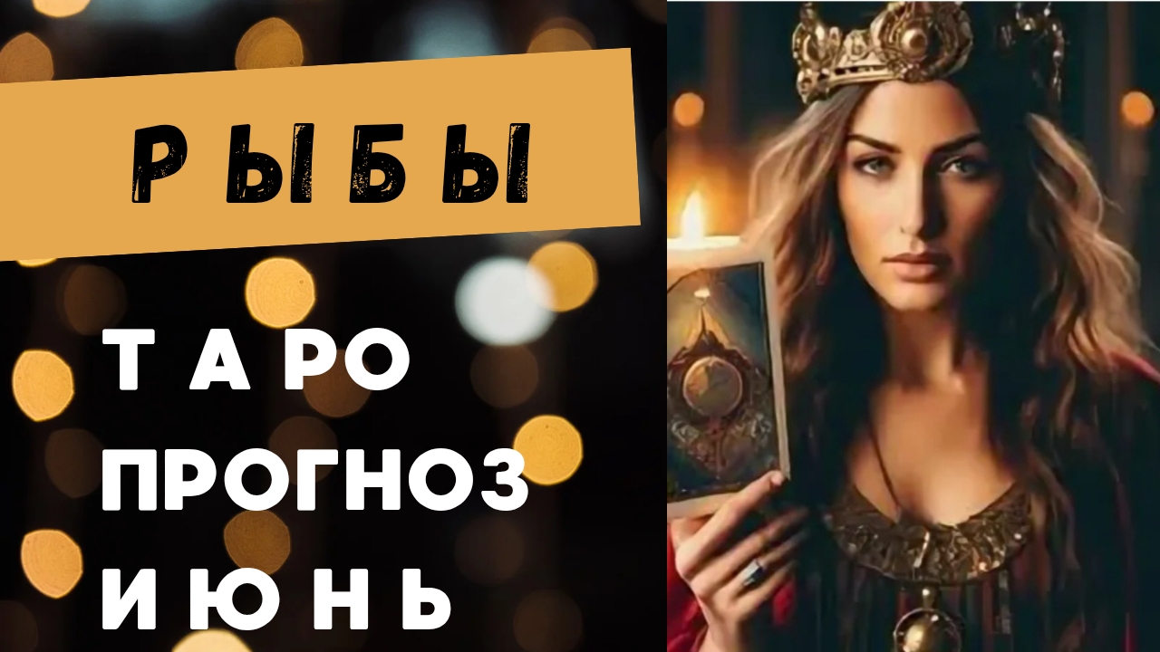 РЫБЫ 💯 таро прогноз на июнь 2025 🍀 энергии и события месяца смотреть онлайн