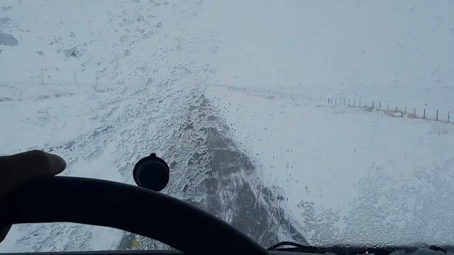 Попал в сильный буран...