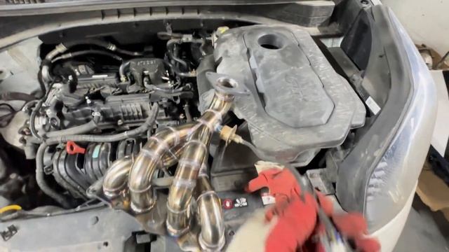 KIA SPORTAGE 2 4 УСТАНОВКА ВЫПУСКНОГО КОЛЛЕКТОРА смотреть онлайн