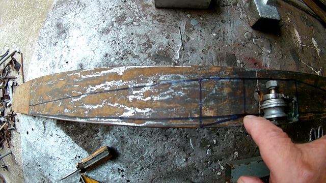 Арбалет (Crossbow) из рессоры 1. Лук.