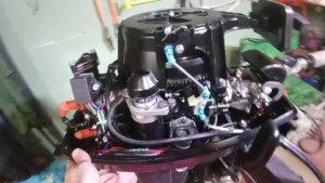 установка стартера на лодочный мотор