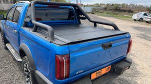 Алюминиевая складная четырёхсекционная крышка в кузов пикапа JAC T9