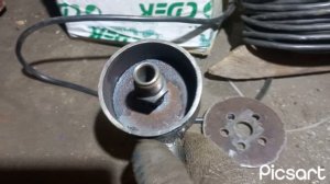 Самодельный маслянный фильтр для гидравлики. Без тока