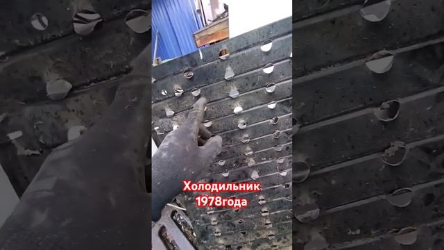 Сколько меди в холодильнике 1978года? #металл #металлоло смотреть онлайн