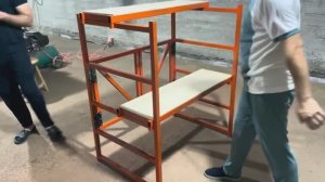 Самодельный складной помост для высотных работ