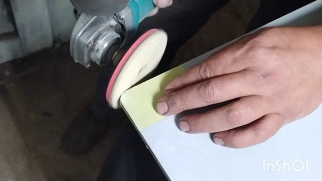 запил углов керамогранитной плиты.