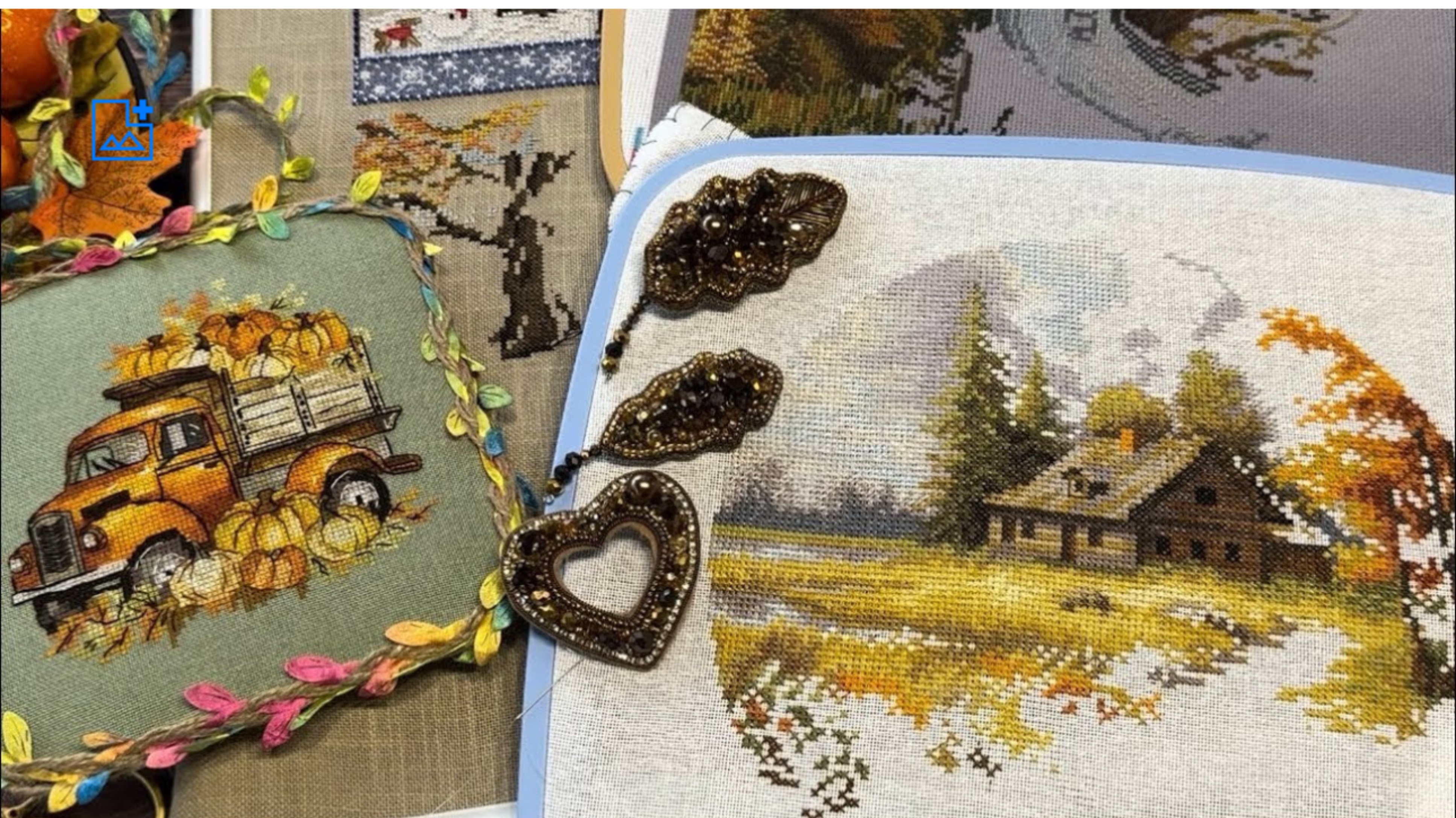 Вышивка крестом/Осенние старты/“Яркая осень”/Горный туман/Броши.2024 год смотреть онлайн