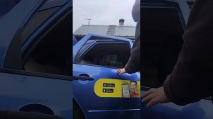 Замена заднего стекла двери гранта