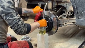Установка тормозной системы Brembo на Outlander xl. Часть 2