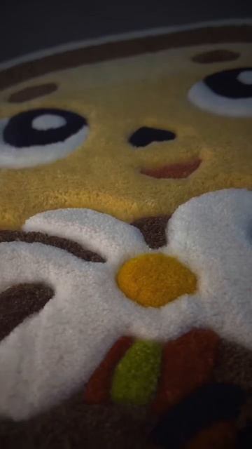 Готовый ковёр «Чебурашка» #rugs #tufting #ковры #рукоделие #тафтинг #бизнес #процесс
