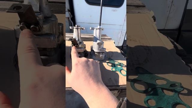 Сравнение насосов 514 и стандартного двигатель змз 406