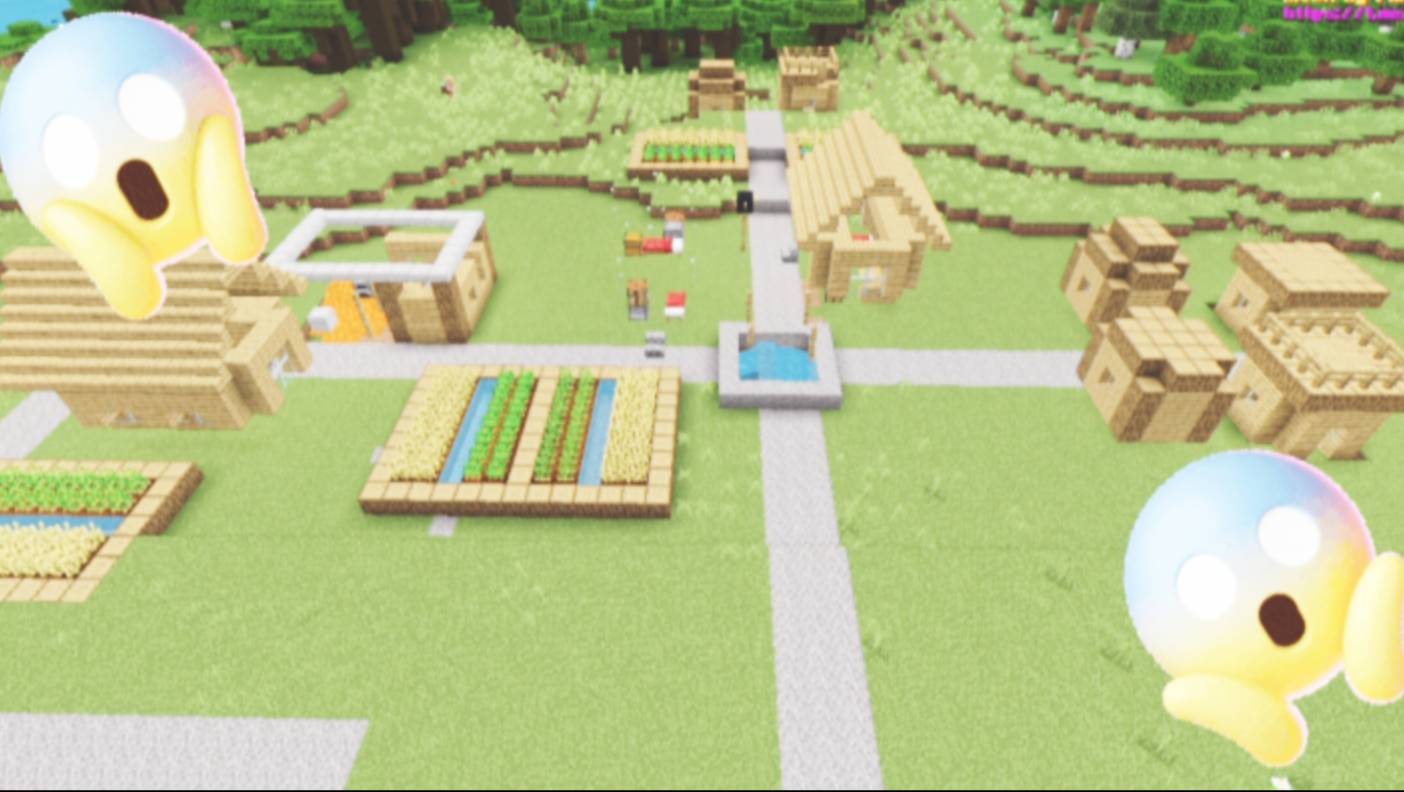 У нас в деревне пропал весь булыжник в minecraft | ДимА4 minecraft!